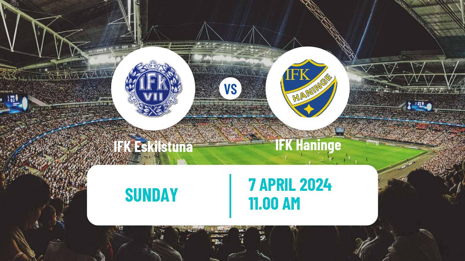 Soccer Swedish Division 2 - Södra Svealand IFK Eskilstuna - Haninge