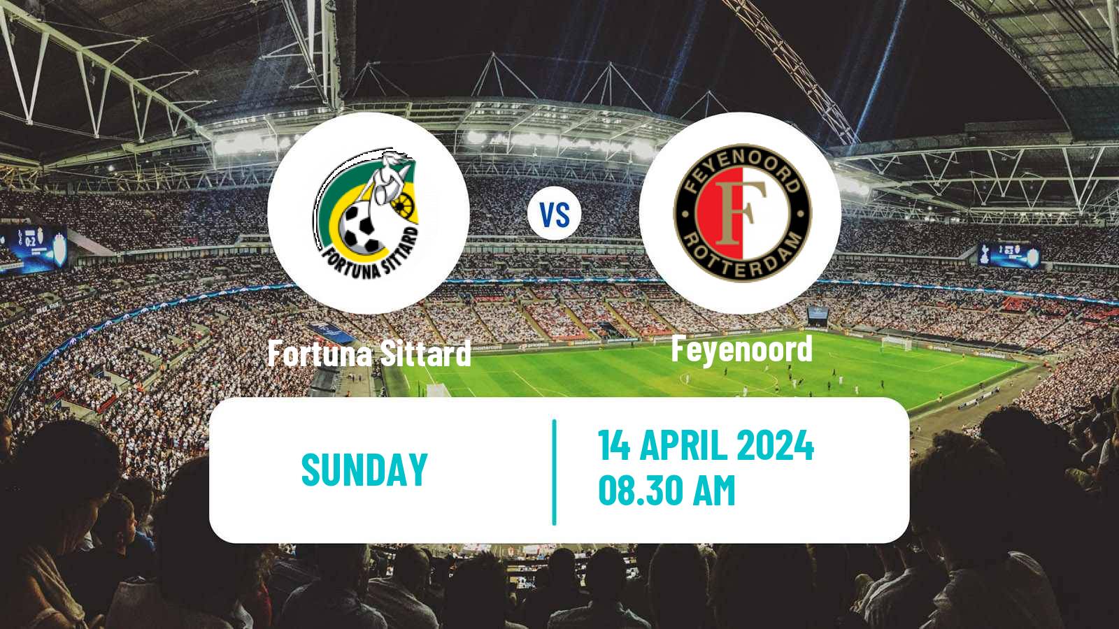 Soccer Dutch Eredivisie Fortuna Sittard - Feyenoord