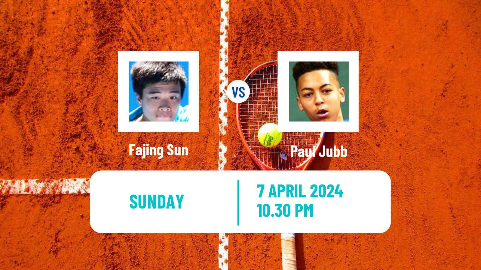 Tennis Busan Challenger Men Fajing Sun - Paul Jubb