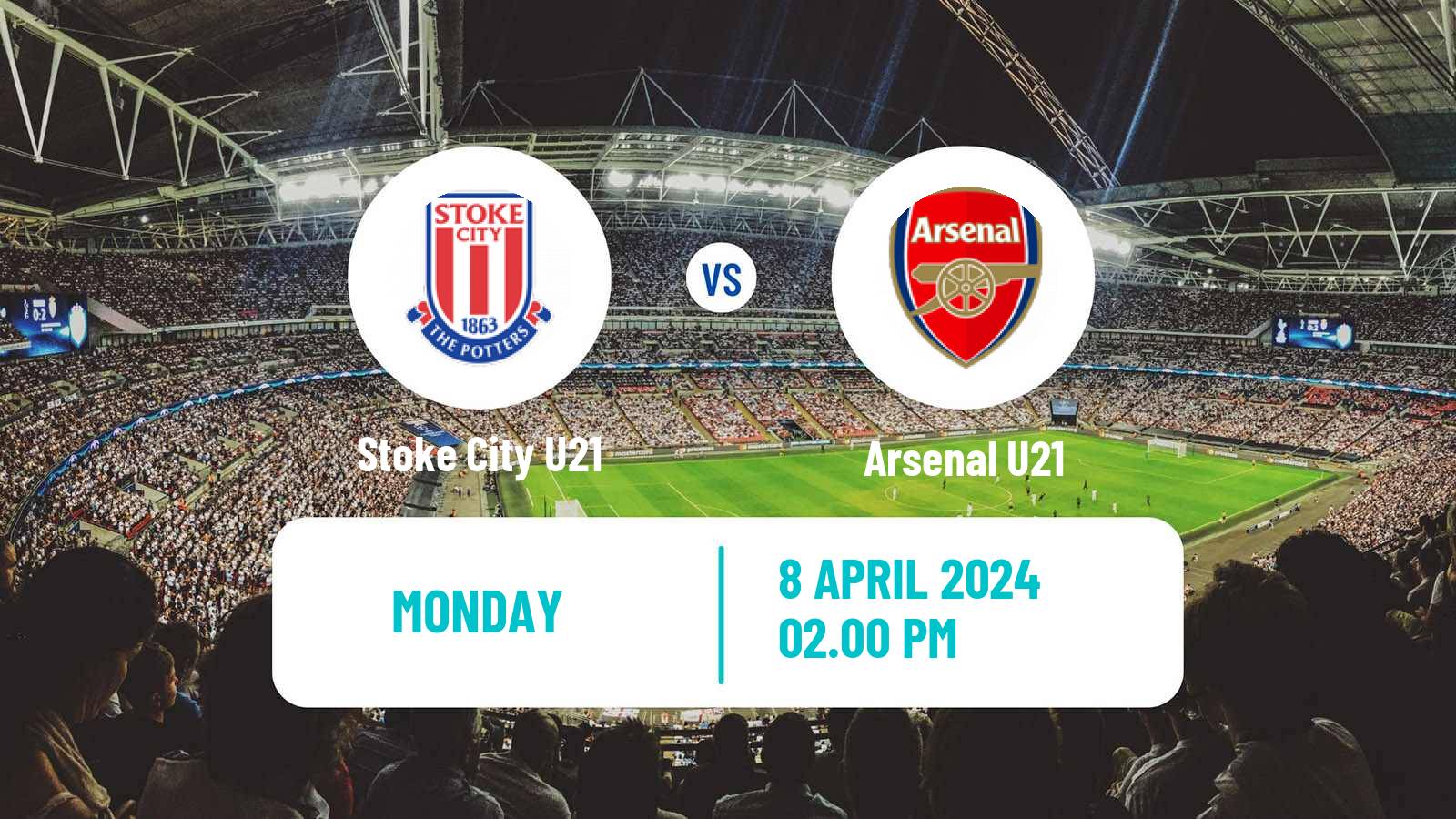 Soccer English Premier League 2 Stoke City U21 - Arsenal U21