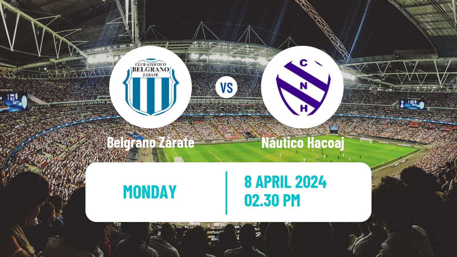 Soccer Argentinian Torneo Promocional Amateur Belgrano Zárate - Náutico Hacoaj