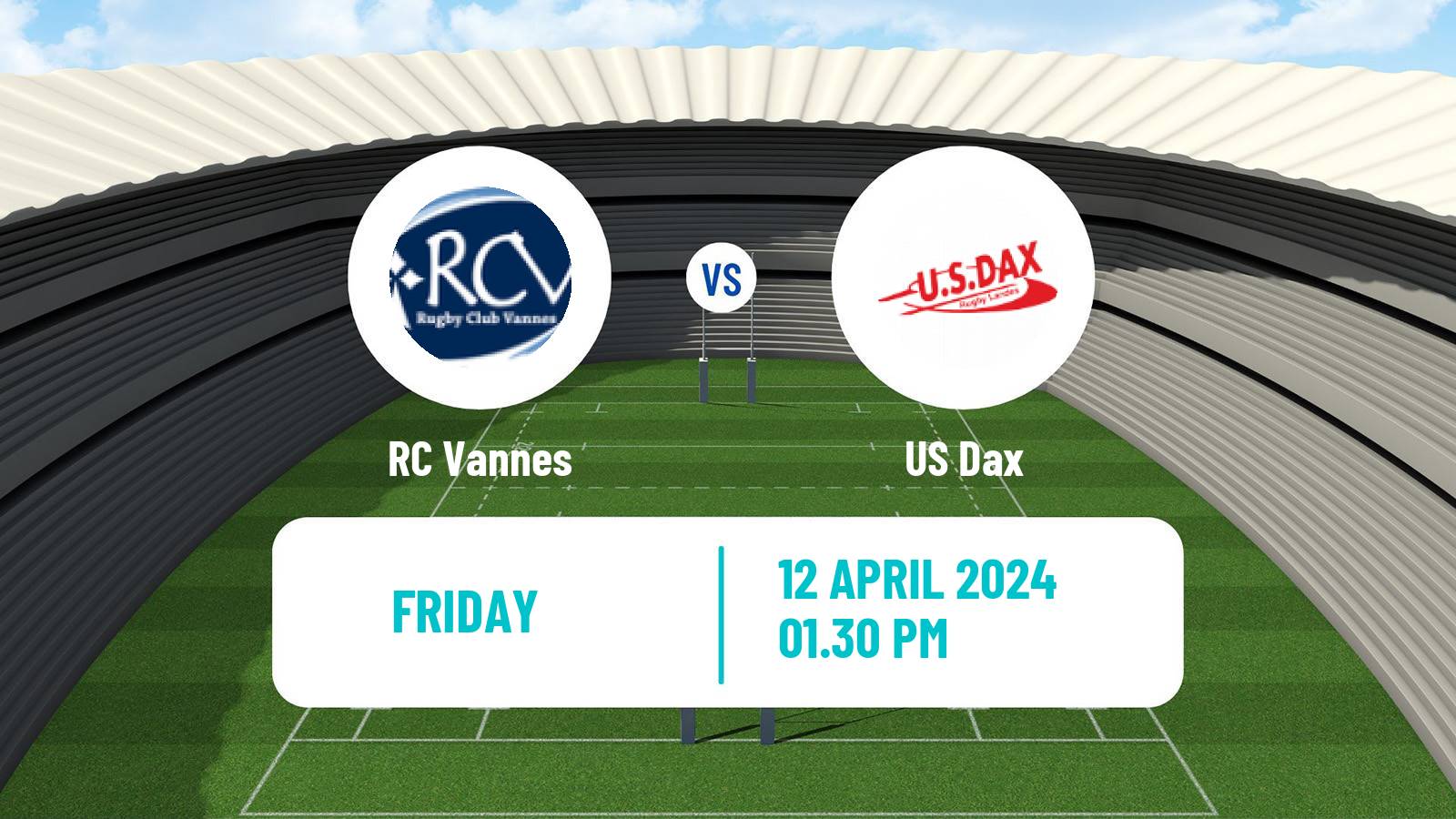 Rugby union French Pro D2 Vannes - US Dax