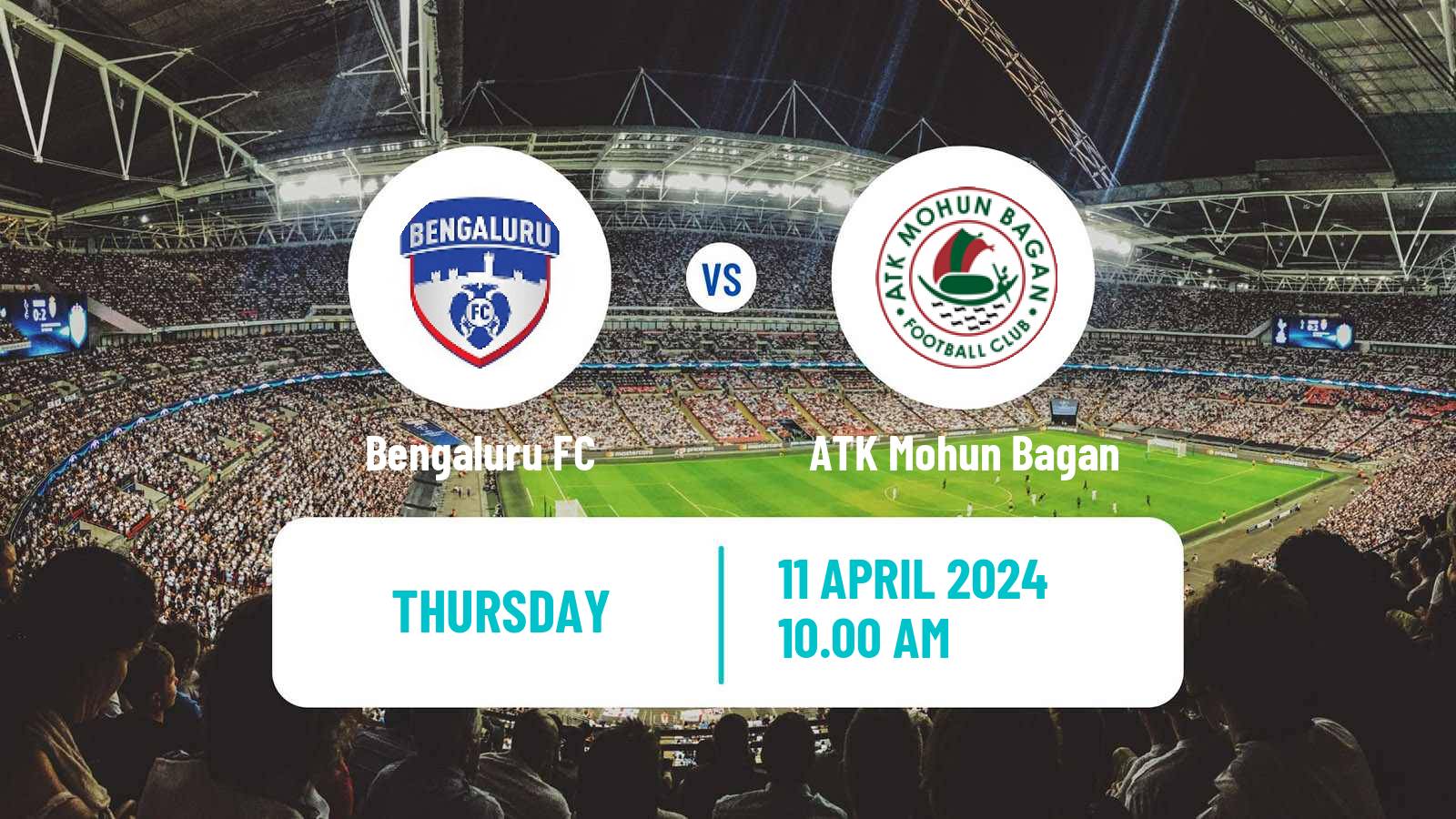 Soccer Indian ISL Bengaluru - ATK Mohun Bagan