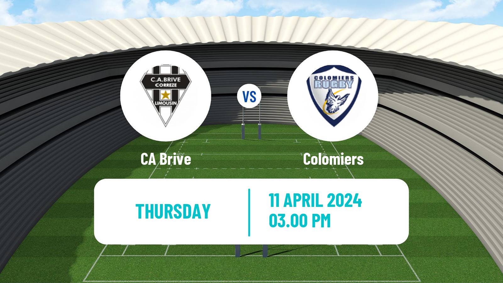 Rugby union French Pro D2 Brive - Colomiers
