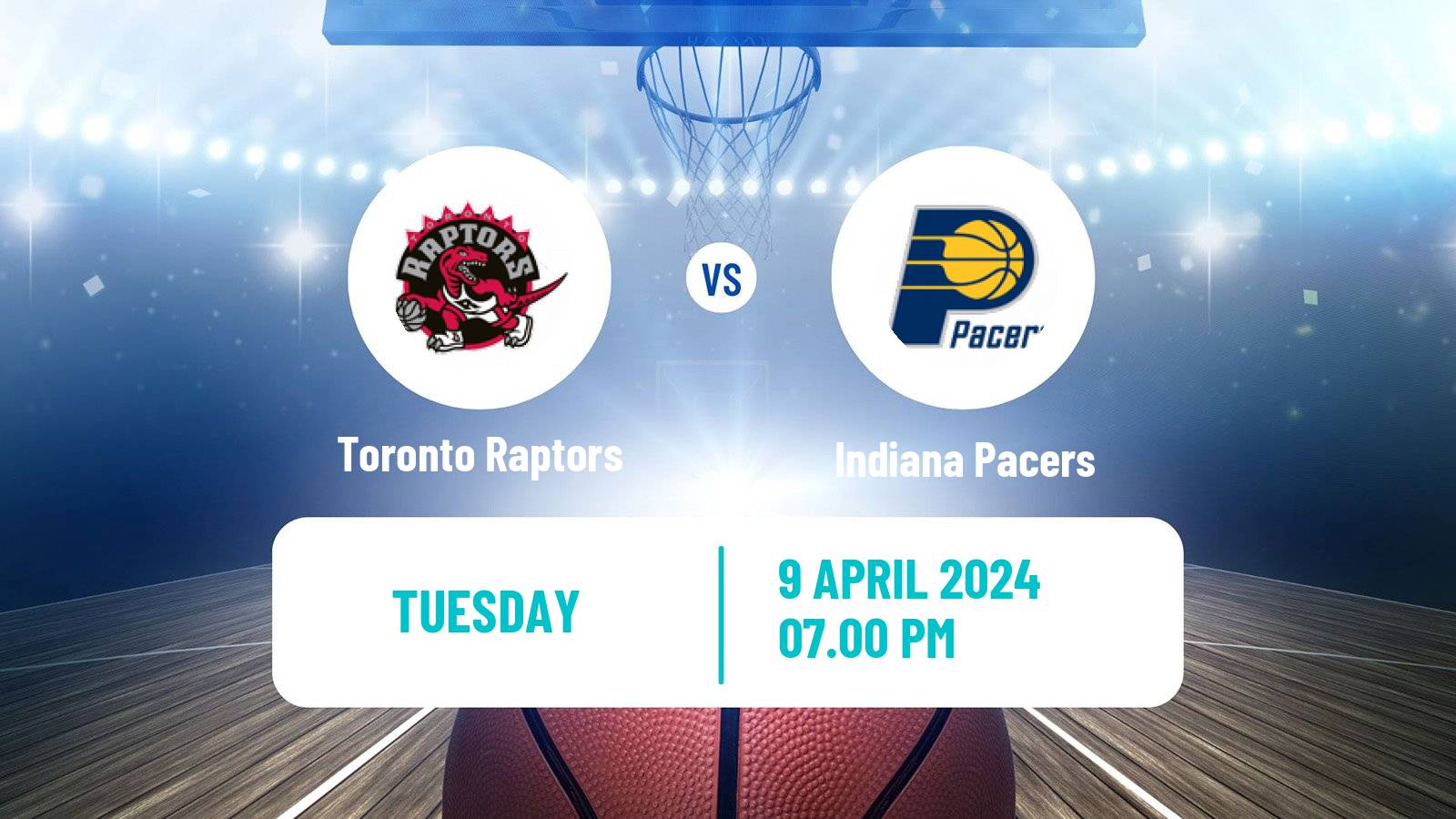 Basketball NBA Toronto Raptors - Indiana Pacers
