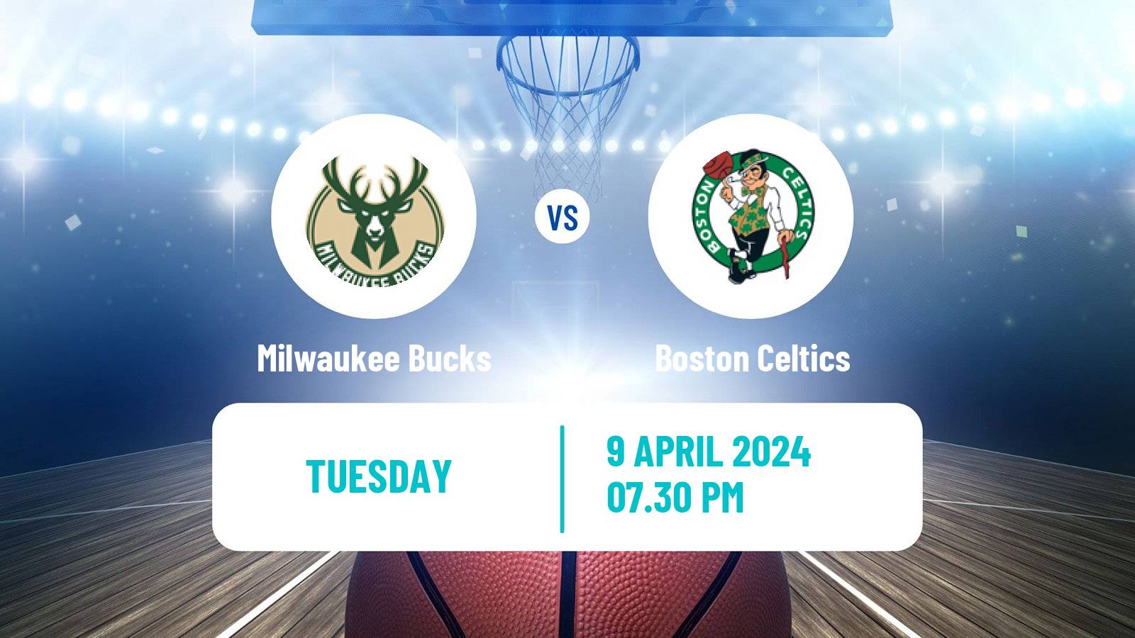Basketball NBA Milwaukee Bucks - Boston Celtics