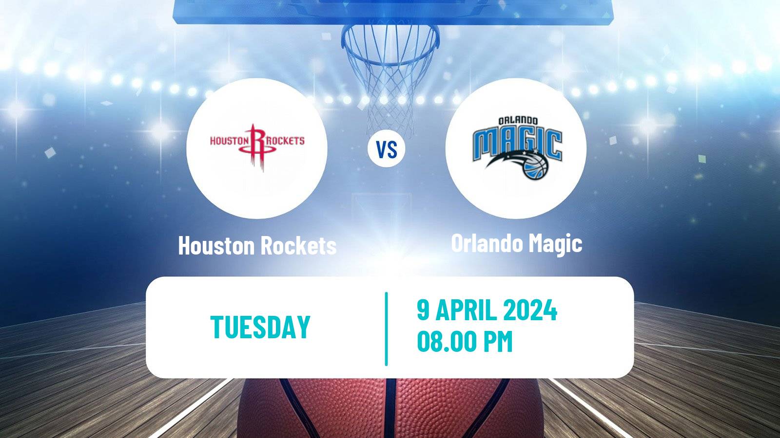 Basketball NBA Houston Rockets - Orlando Magic