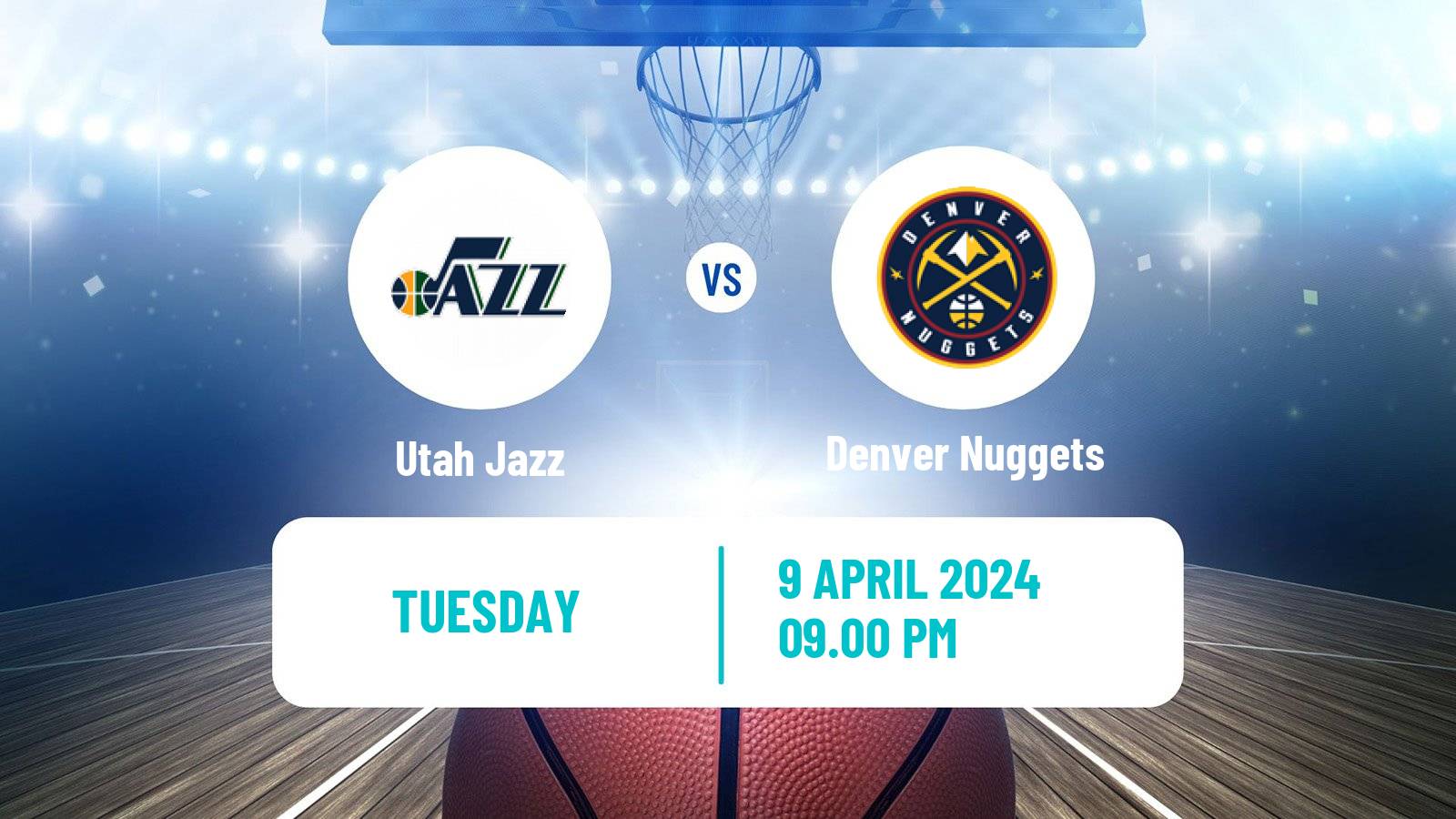 Basketball NBA Utah Jazz - Denver Nuggets