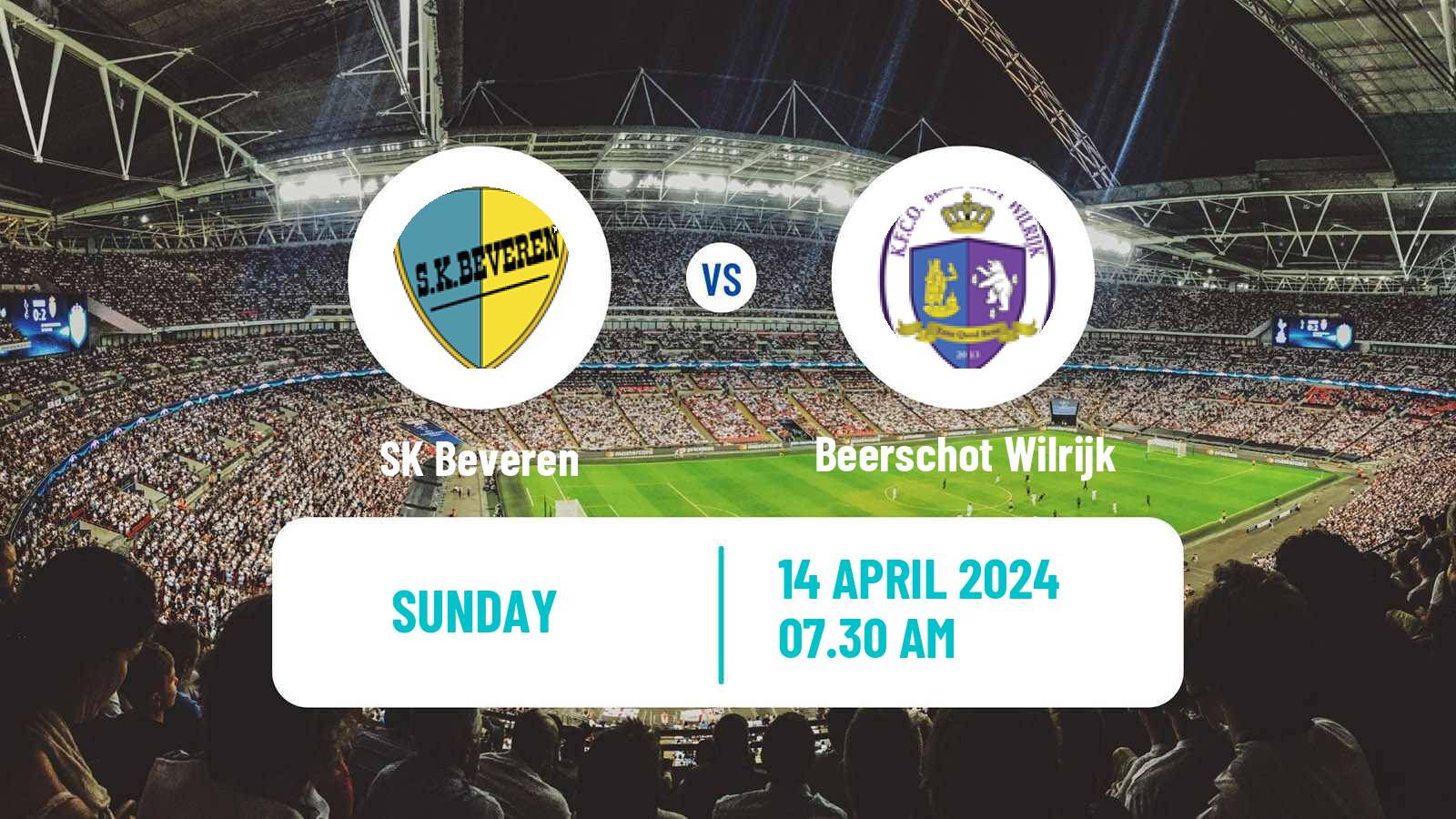 Soccer Belgian Сhallenger Pro League Beveren - Beerschot Wilrijk