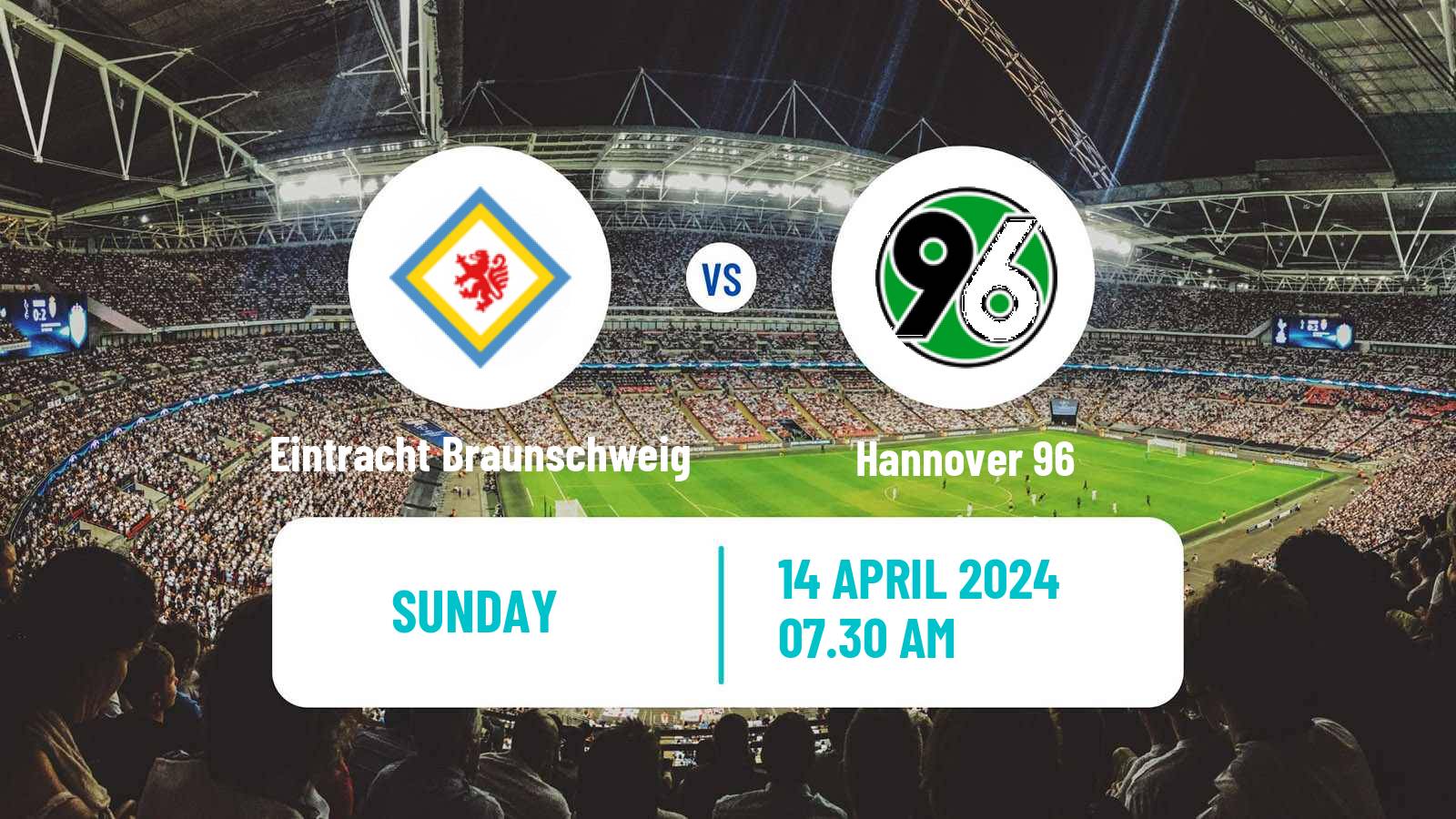 Soccer German 2 Bundesliga Eintracht Braunschweig - Hannover