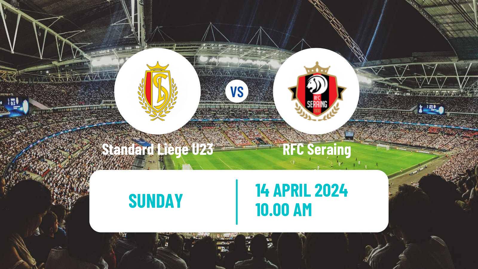 Soccer Belgian Сhallenger Pro League Standard Liège U23 - Seraing