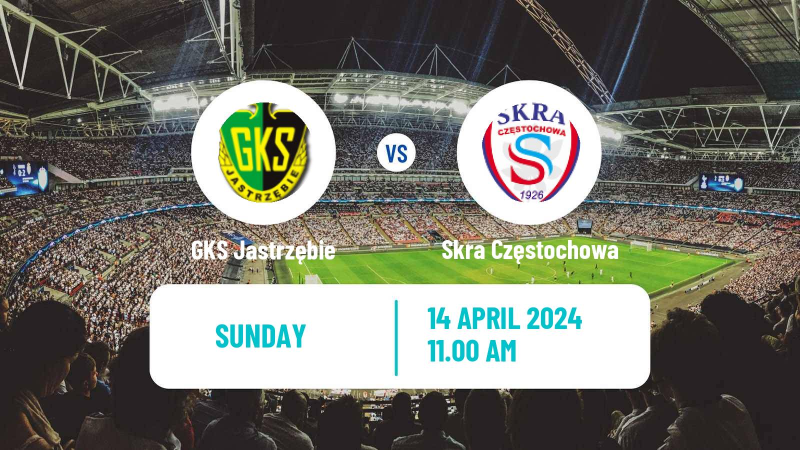 Soccer Polish Division 2 GKS Jastrzębie - Skra Częstochowa