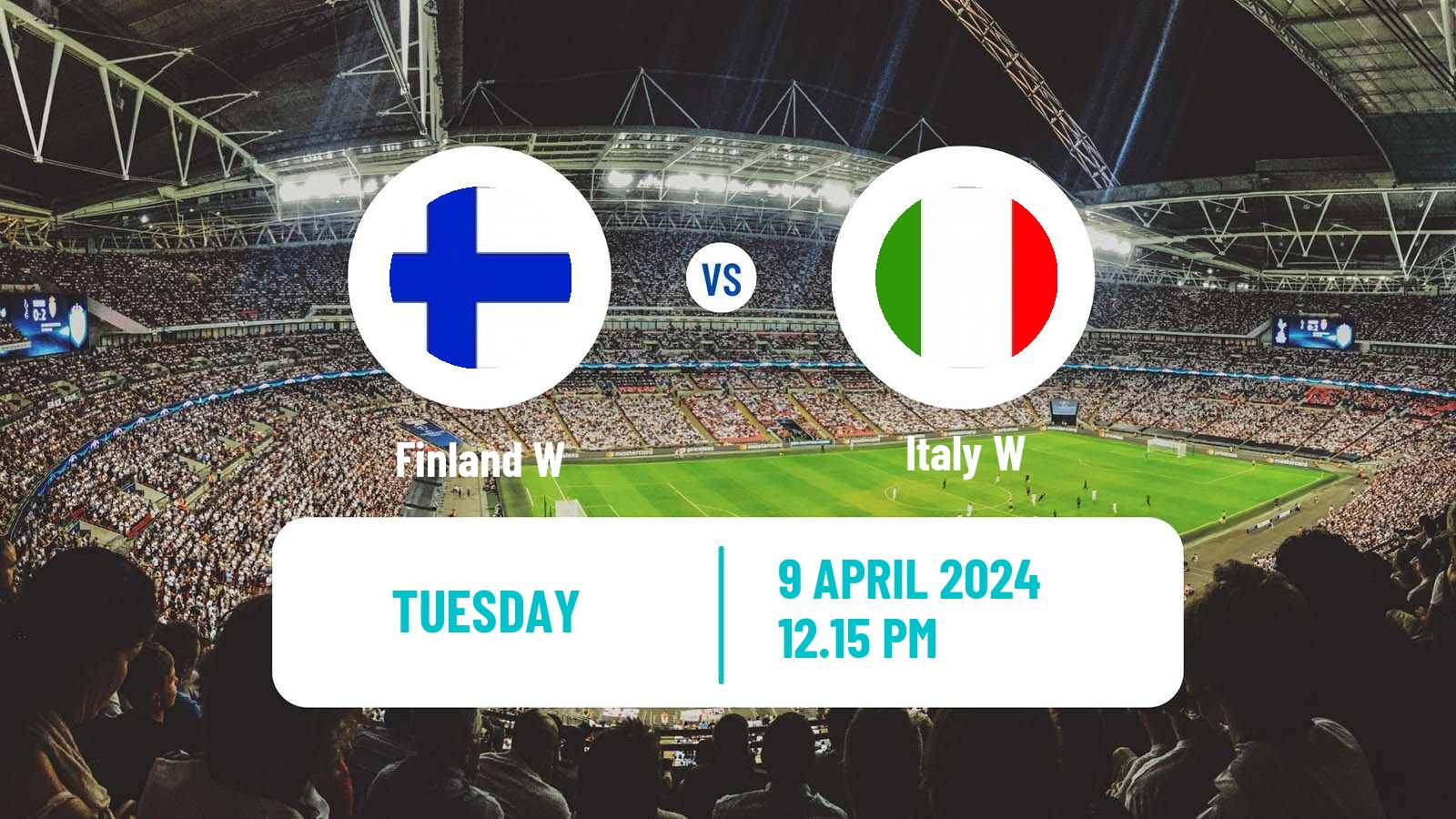 Soccer UEFA Euro Women Finland W - Italy W
