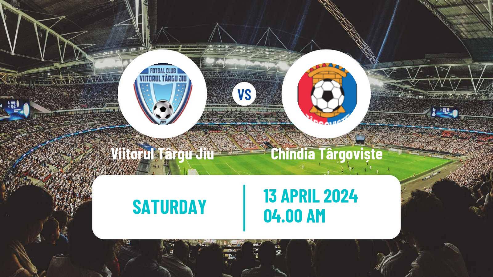 Soccer Romanian Division 2 Viitorul Târgu Jiu - Chindia Târgoviște
