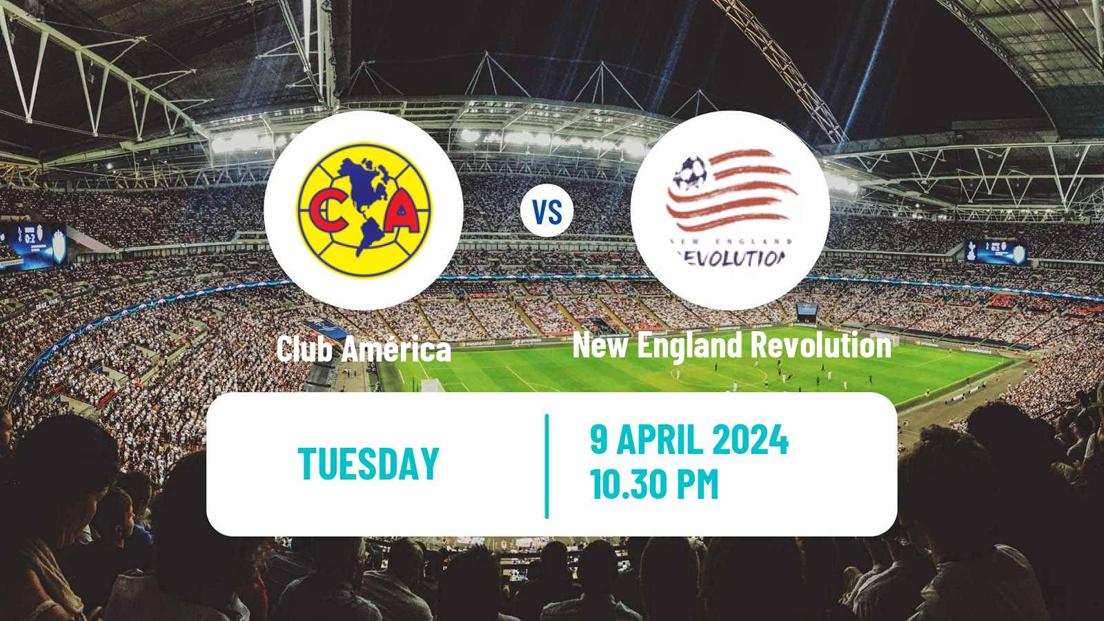 Soccer CONCACAF Champions League Club América - New England Revolution