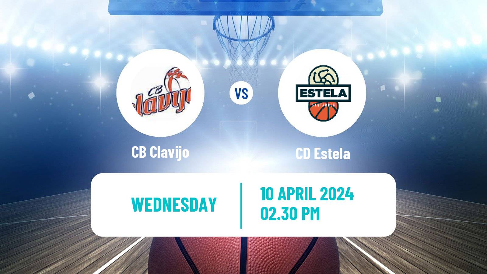 Basketball Spanish LEB Oro Clavijo - Estela