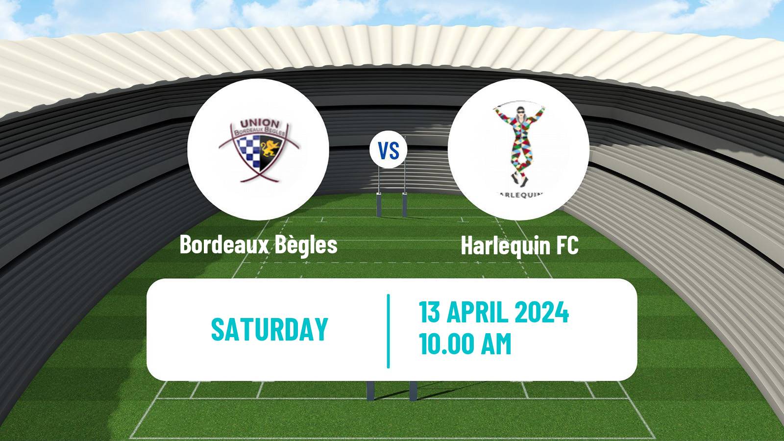 Rugby union European Rugby Champions Cup Bordeaux Bègles - Harlequins