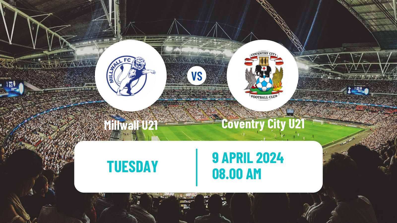 Soccer English Professional Development League Millwall U21 - Coventry City U21