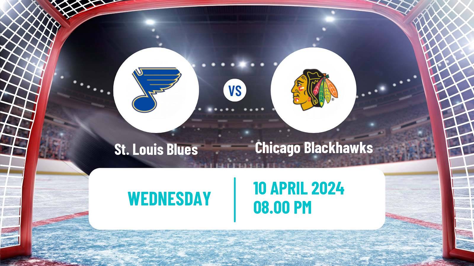 Hockey NHL St. Louis Blues - Chicago Blackhawks