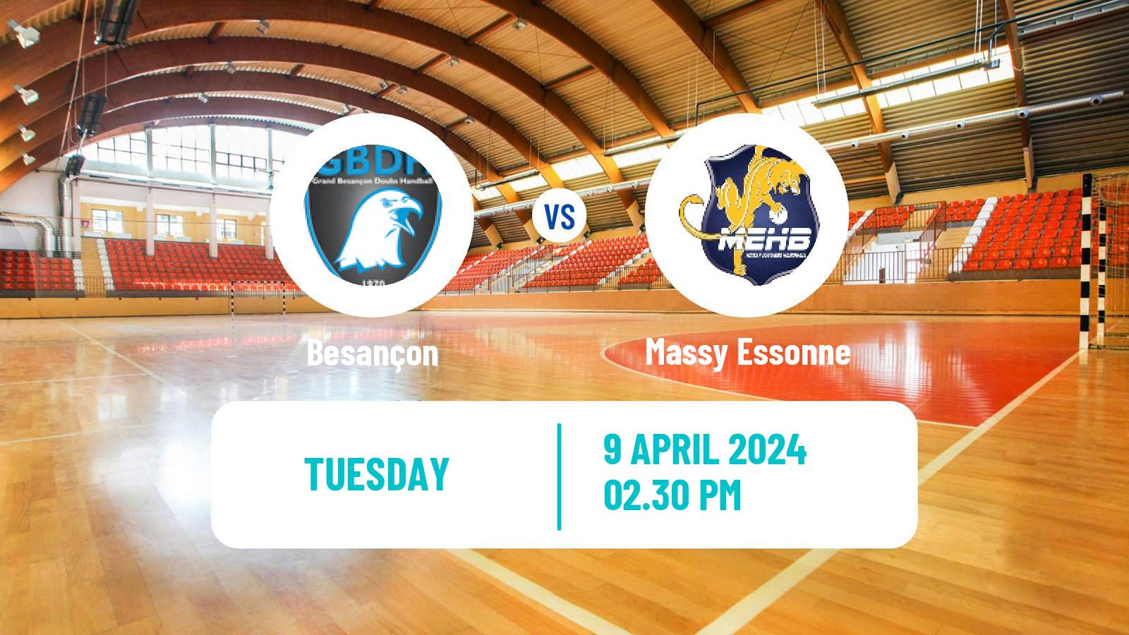 Handball French Proligue Handball Besançon - Massy Essonne