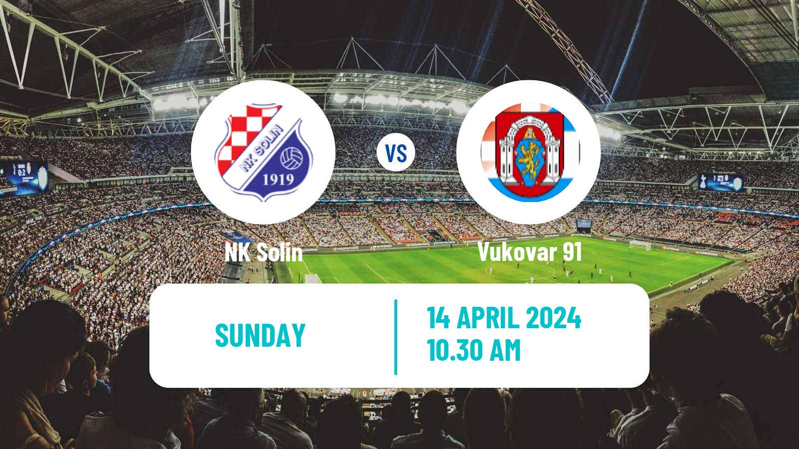Soccer Croatian Prva NL Solin - Vukovar 91