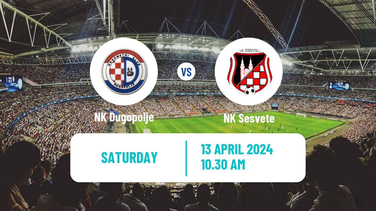 Soccer Croatian Prva NL Dugopolje - Sesvete
