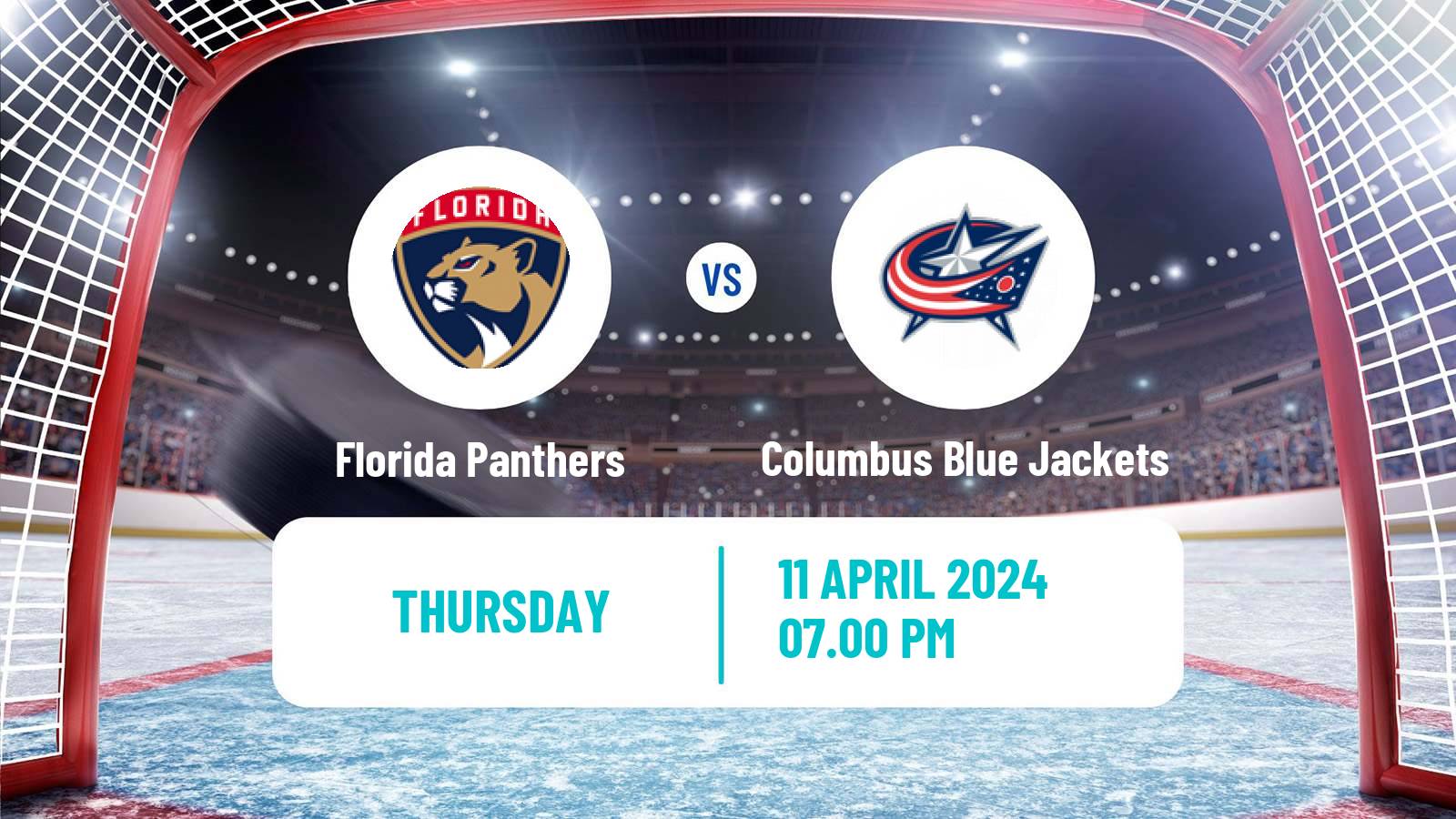 Hockey NHL Florida Panthers - Columbus Blue Jackets