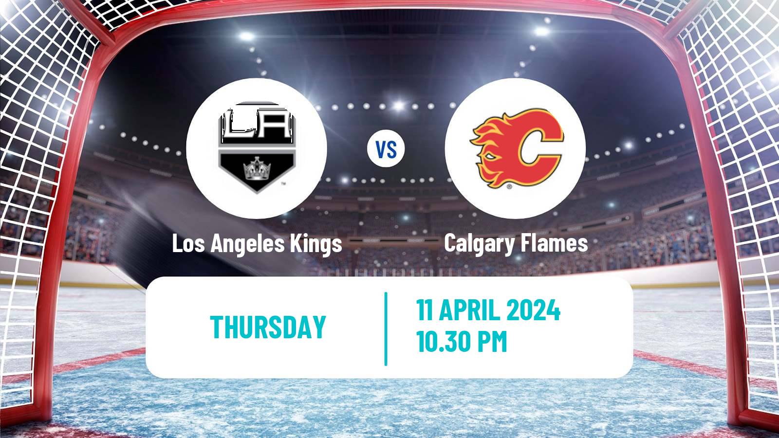 Hockey NHL Los Angeles Kings - Calgary Flames