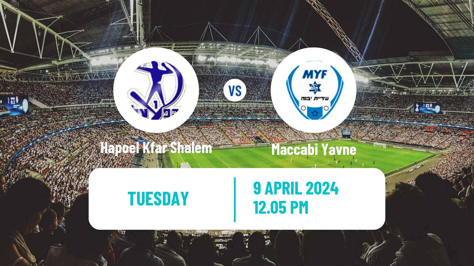 Soccer Israeli Liga Alef South Hapoel Kfar Shalem - Maccabi Yavne