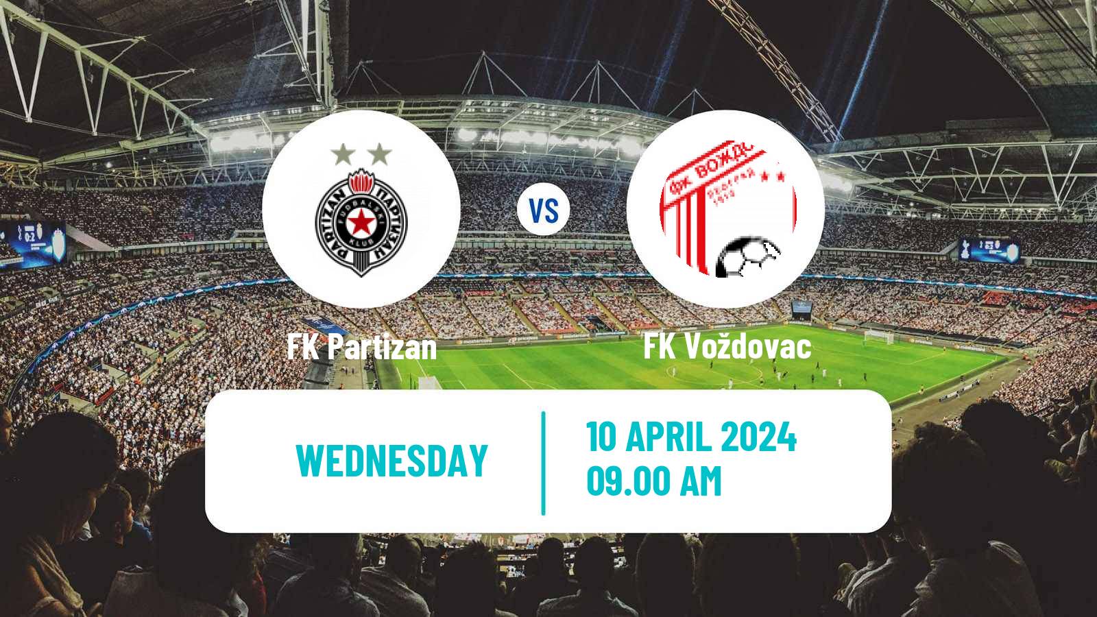 Soccer Serbian Cup Partizan - Voždovac