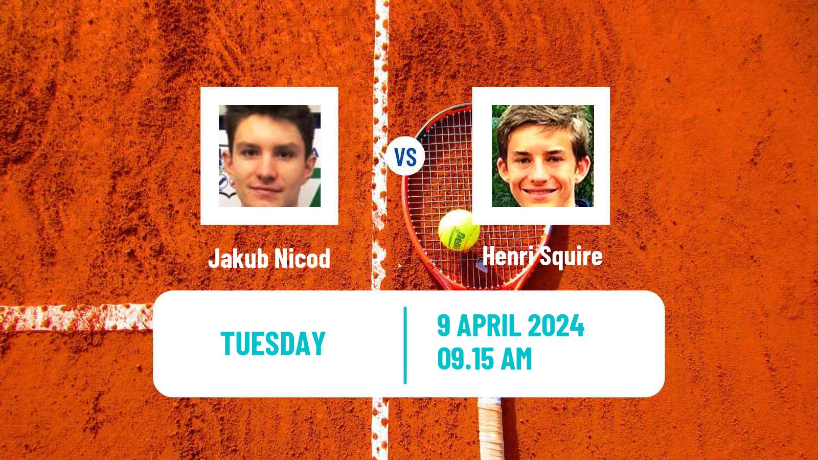 Tennis Split Challenger Men Jakub Nicod - Henri Squire