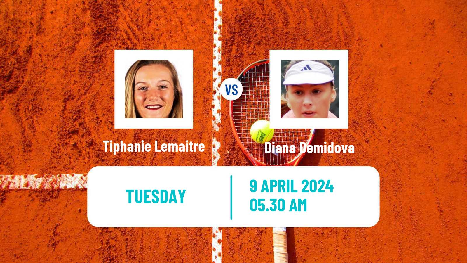 Tennis ITF W35 Hammamet 4 Women Tiphanie Lemaitre - Diana Demidova