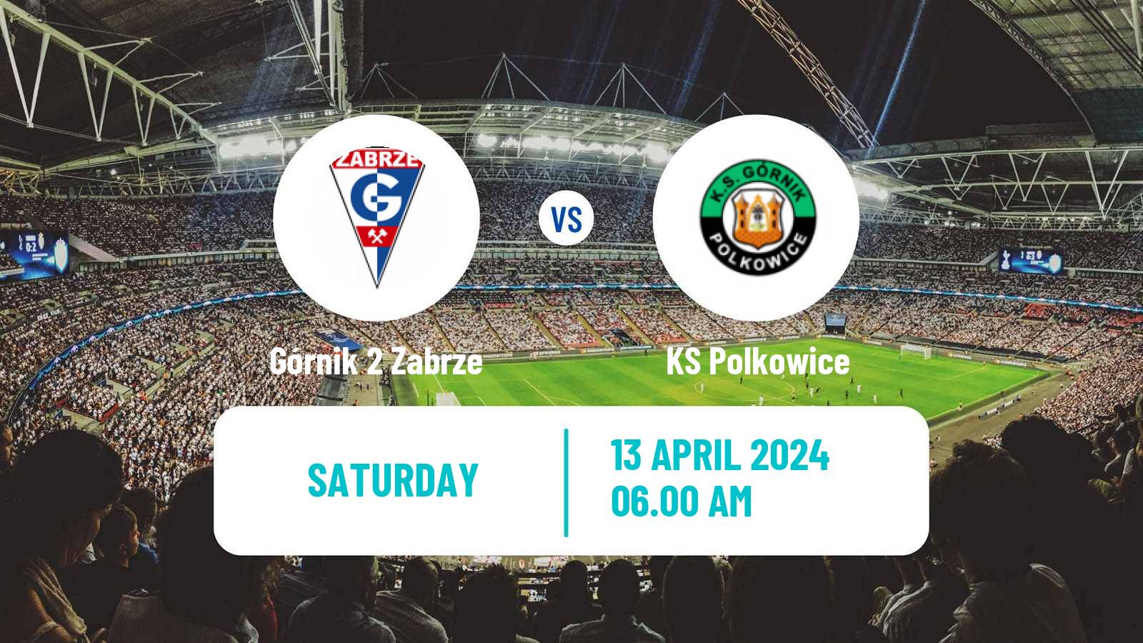 Soccer Polish Division 3 - Group III Górnik 2 Zabrze - Polkowice