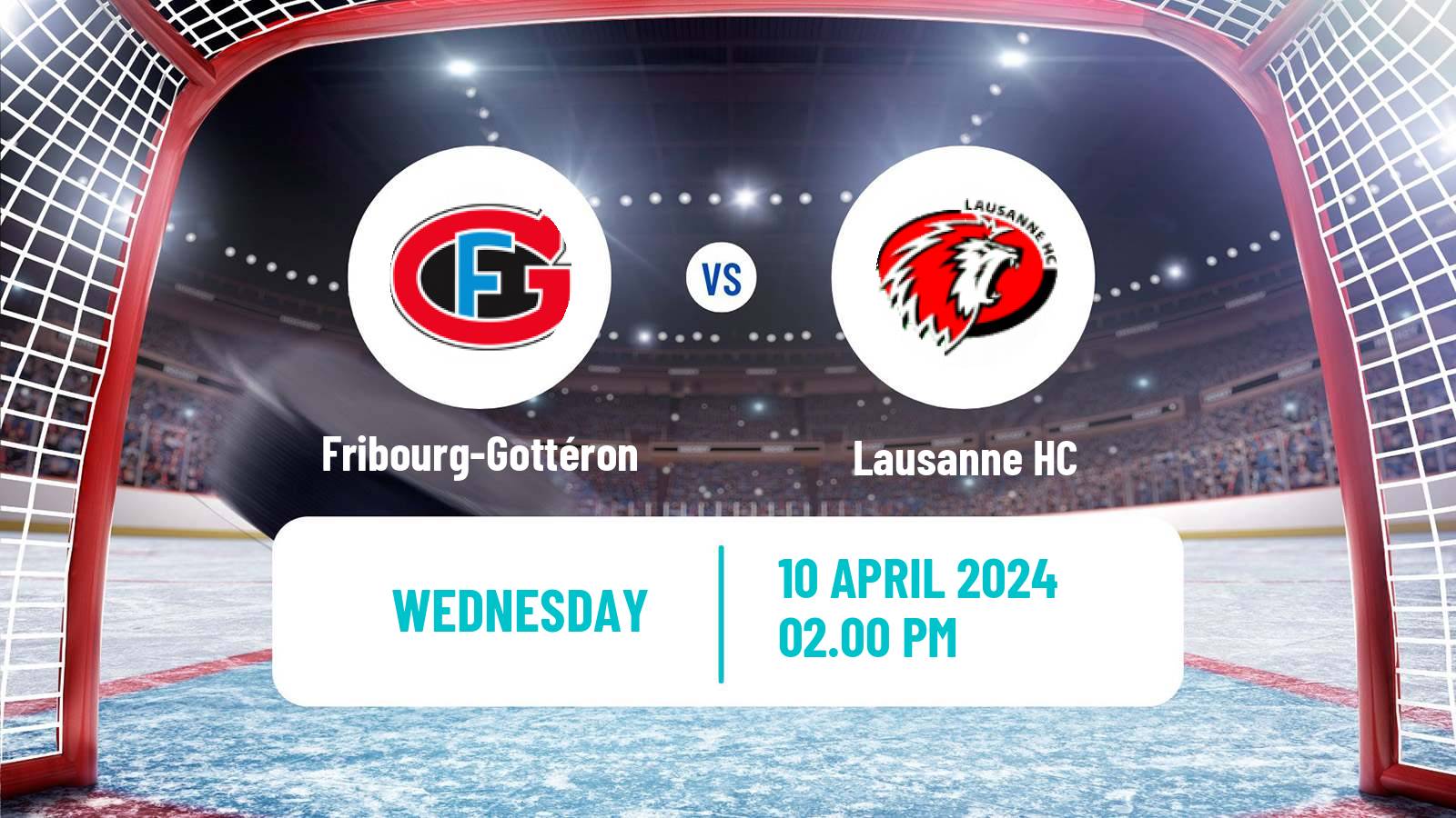 Hockey Swiss National League Hockey Fribourg-Gottéron - Lausanne HC