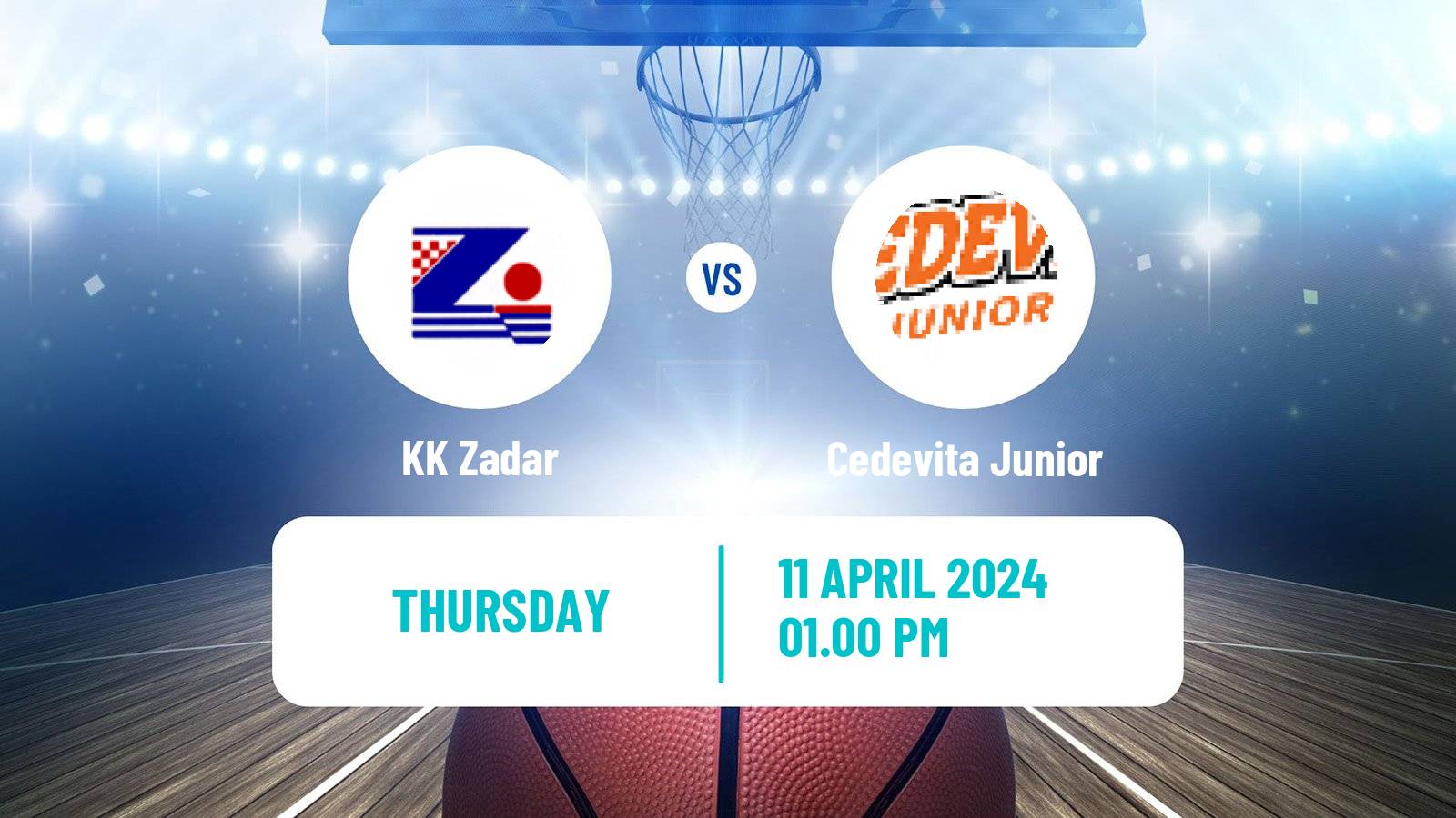 Basketball Croatian Premijer Liga Basketball KK Zadar - Cedevita Junior