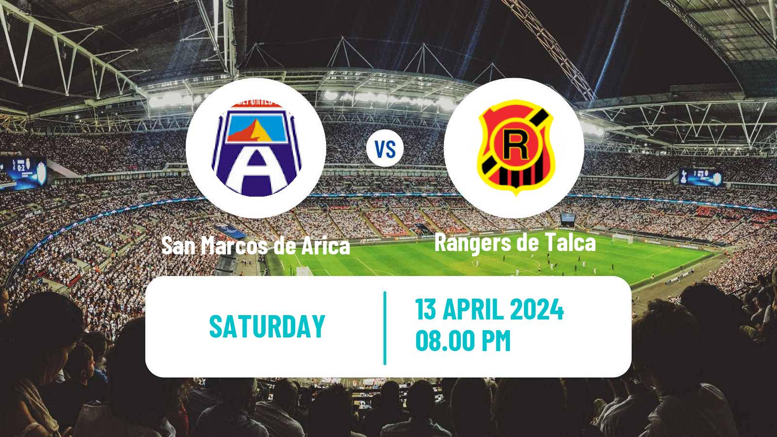 Soccer Chilean Primera B San Marcos de Arica - Rangers de Talca