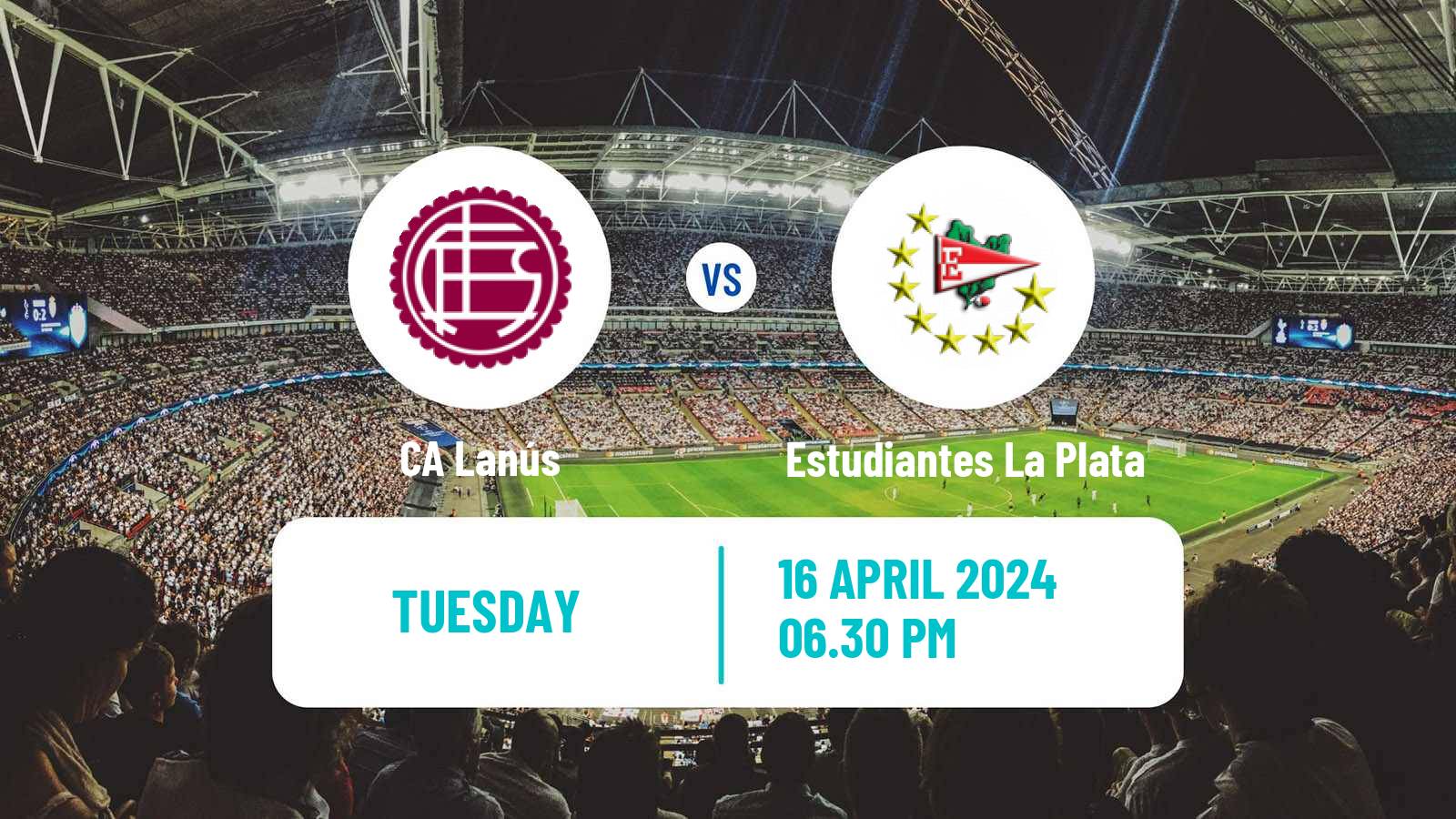 Soccer Argentinian Copa de la Liga Profesional Lanús - Estudiantes La Plata