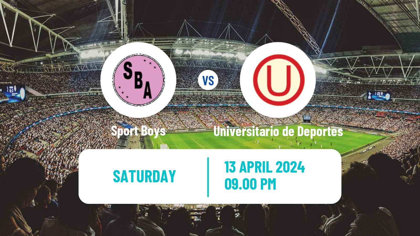 Soccer Peruvian Liga 1 Sport Boys - Universitario de Deportes