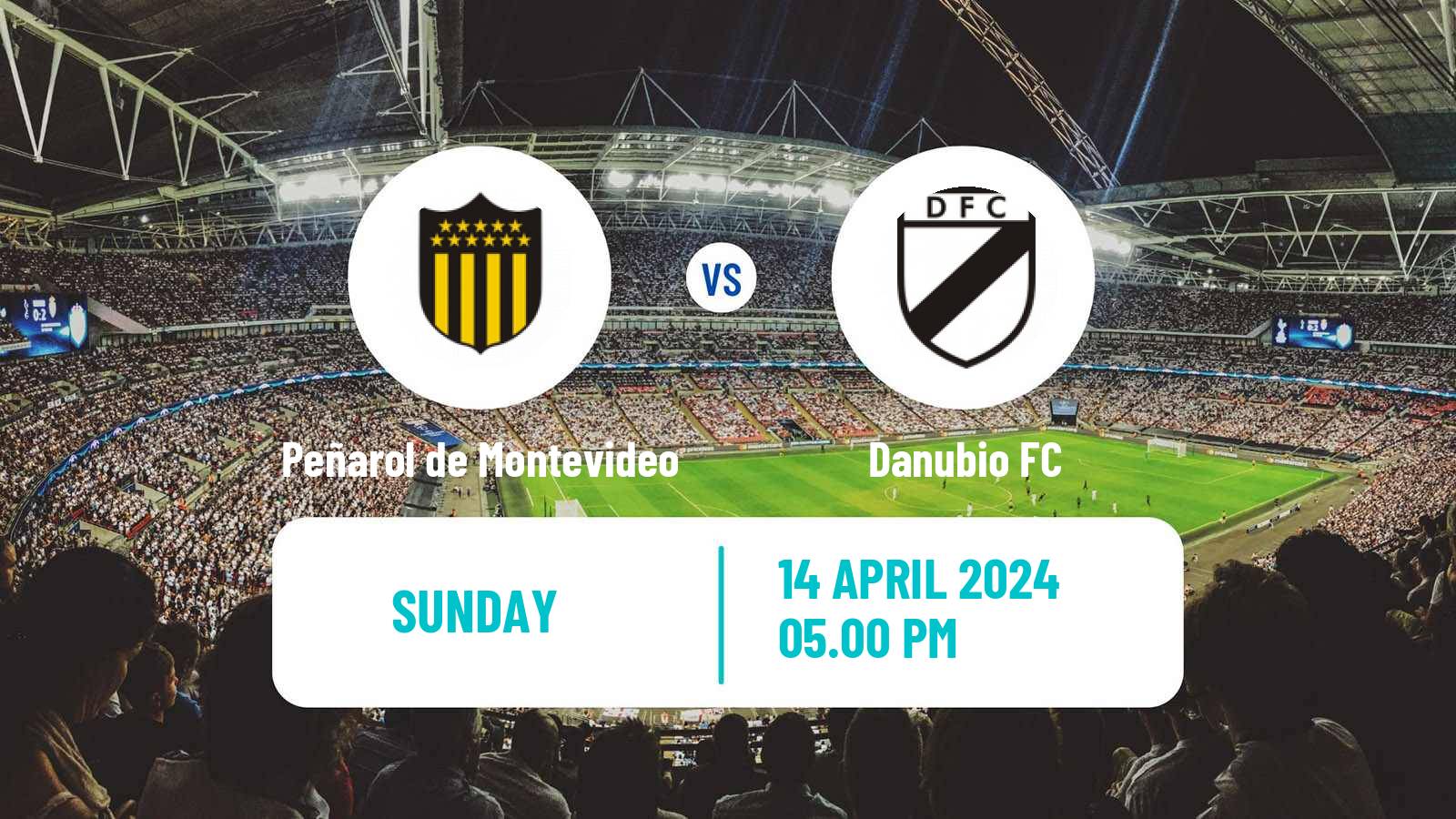 Soccer Uruguayan Primera Division Peñarol de Montevideo - Danubio