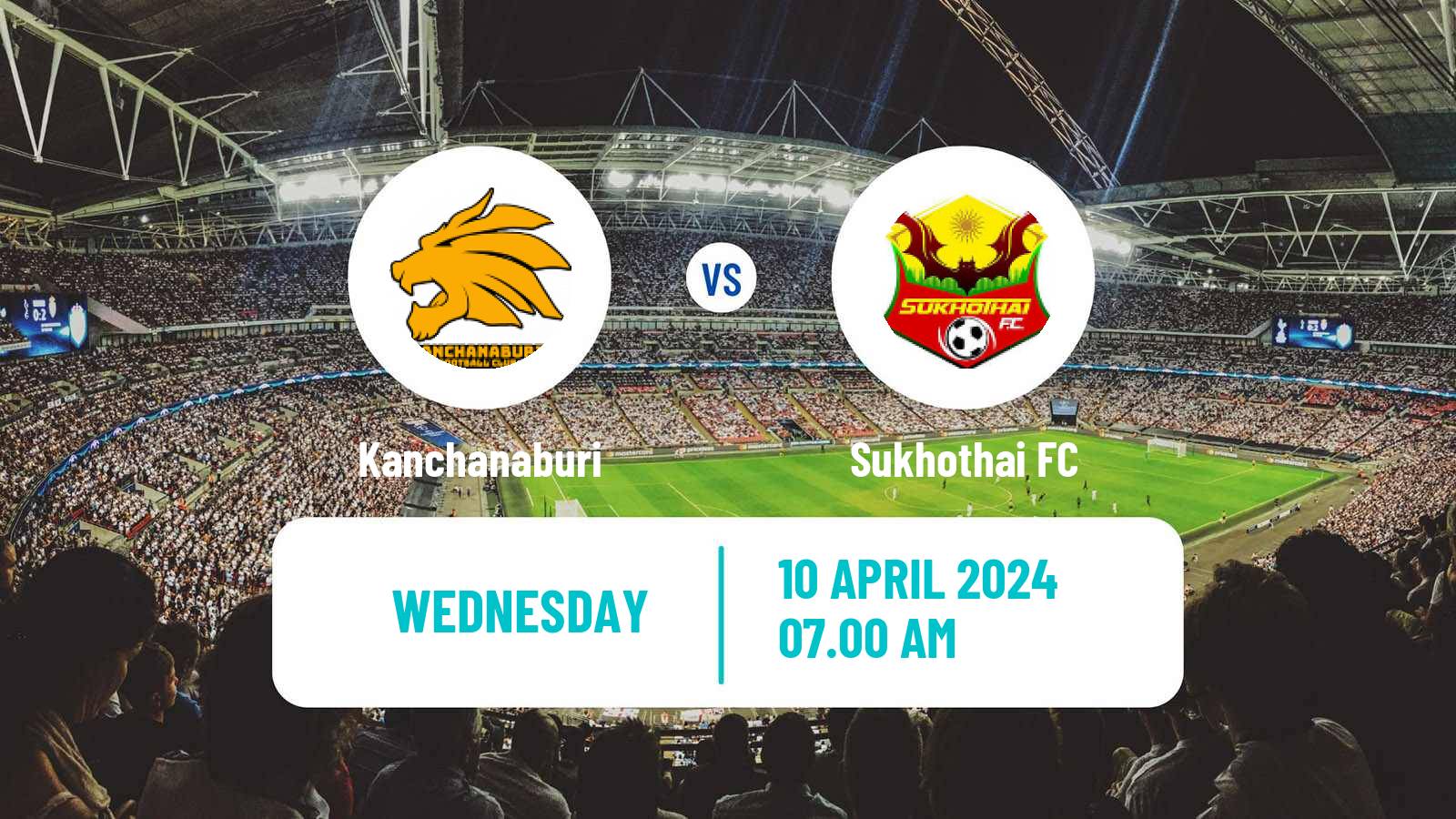 Soccer Thai FA Cup Kanchanaburi - Sukhothai