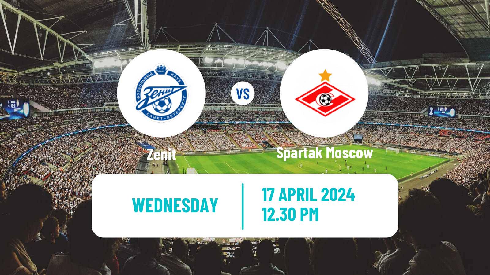 Soccer Russian Cup Zenit - Spartak Moscow