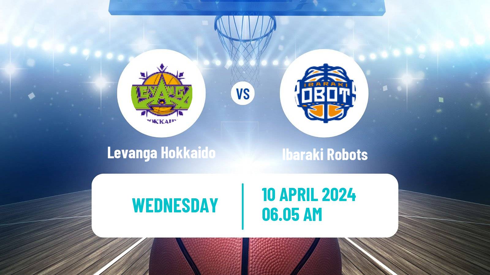 Basketball BJ League Levanga Hokkaido - Ibaraki Robots