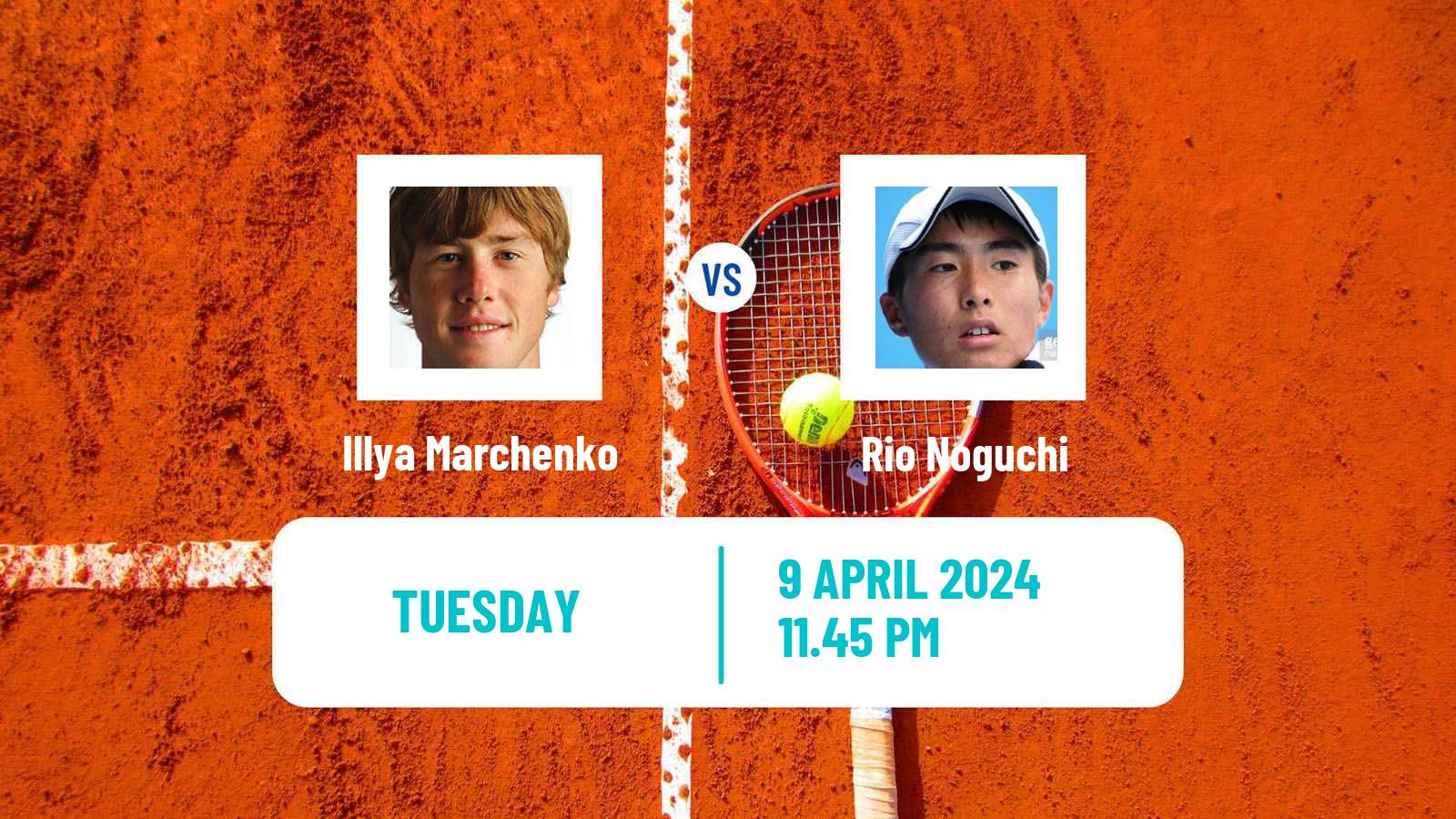 Tennis Busan Challenger Men Illya Marchenko - Rio Noguchi