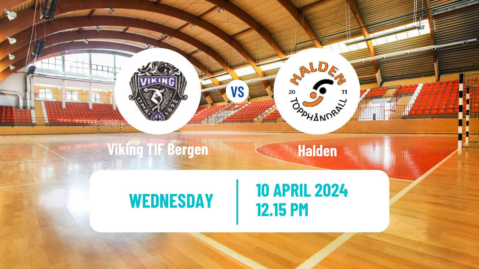 Handball Norwegian Eliteserien Handball Viking TIF Bergen - Halden