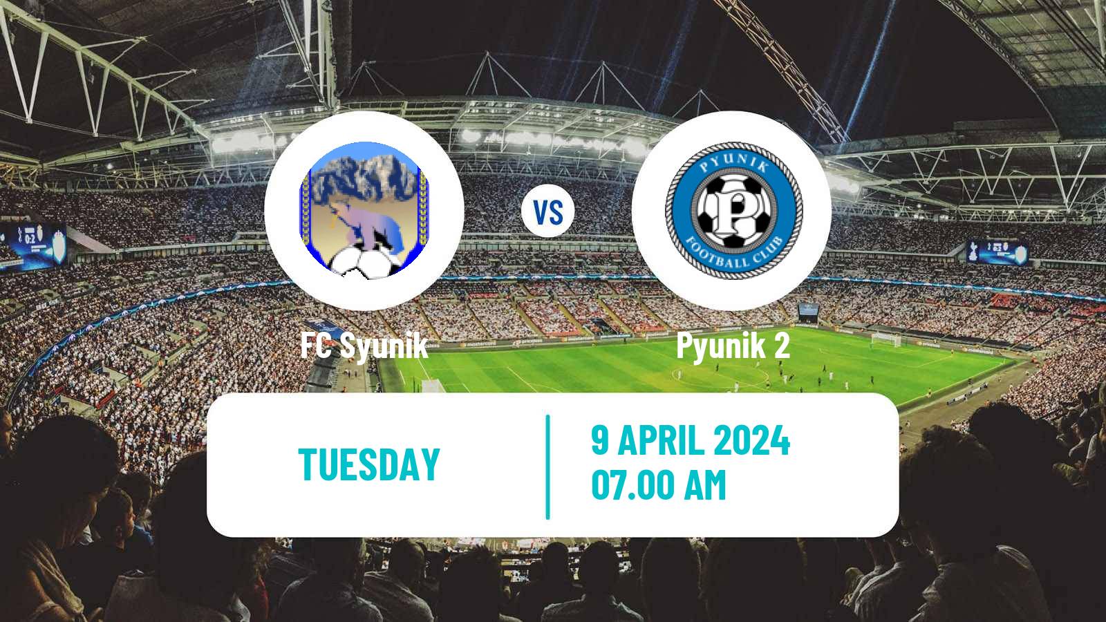 Soccer Armenian First League Syunik - Pyunik 2