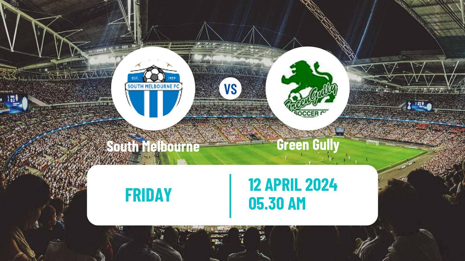 Soccer Australian NPL Victoria South Melbourne - Green Gully