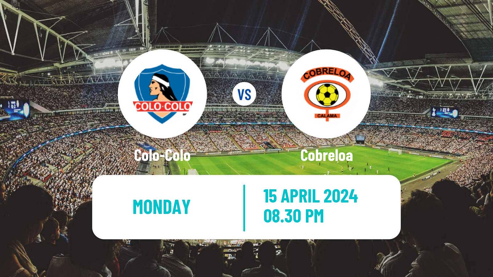 Soccer Chilean Primera Division Colo-Colo - Cobreloa