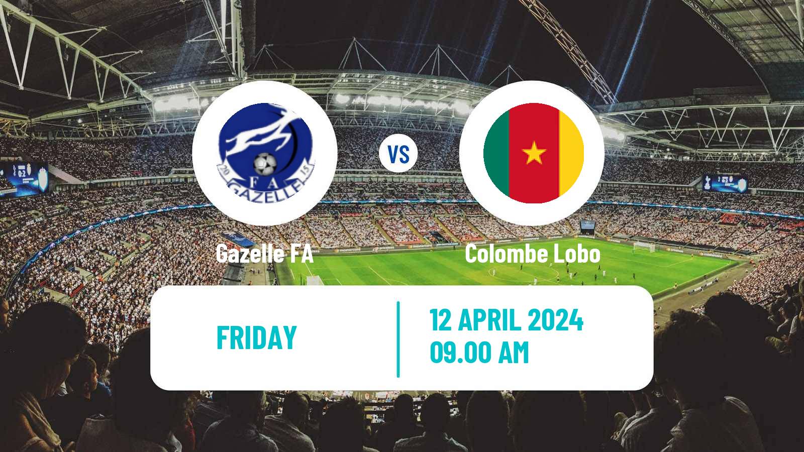 Soccer Cameroon Elite One Gazelle - Colombe Lobo