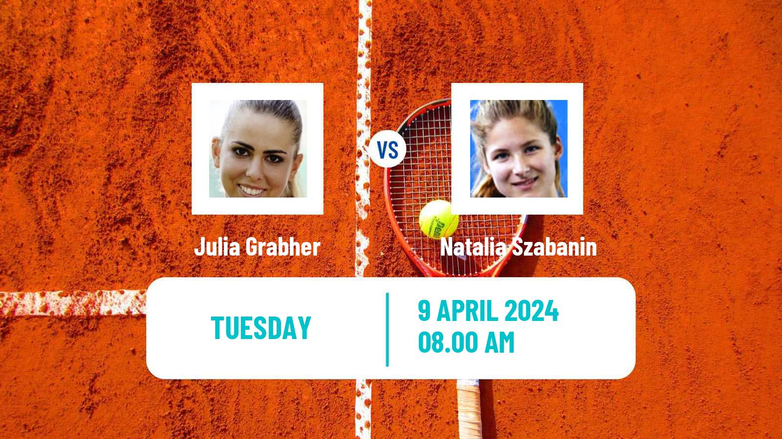 Tennis WTA Billie Jean King Cup Group I Julia Grabher - Natalia Szabanin