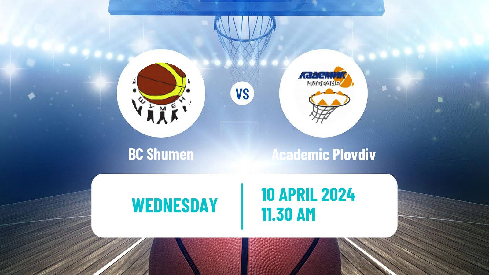 Basketball Bulgarian NBL Shumen - Academic Plovdiv